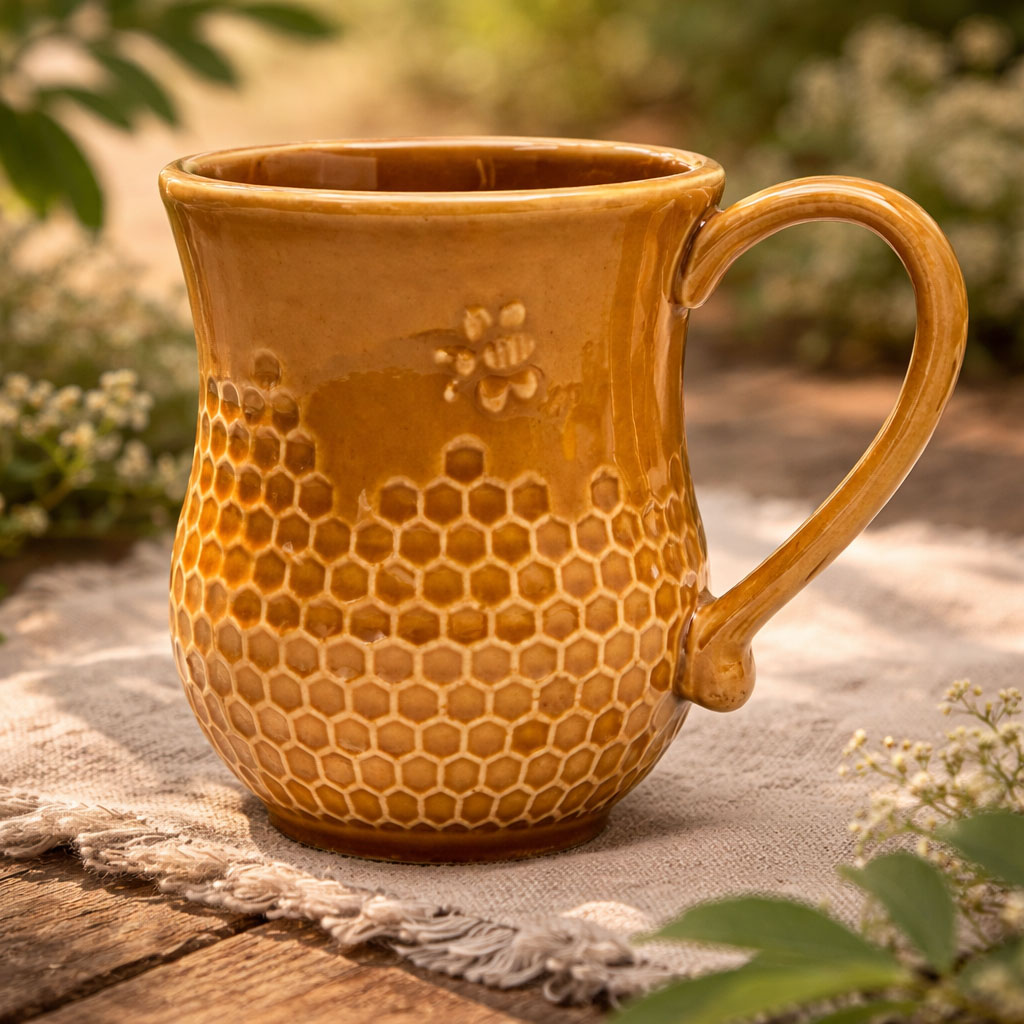 Honey Comb Coffee Mug