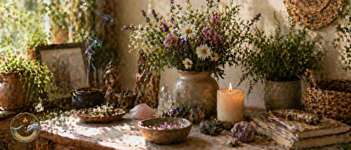 Beltane DIY Crafts Altar Beltane DIY Crafts Altar
