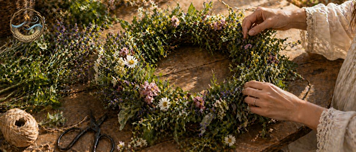 Beltane DIY Crafts Wreath Beltane DIY Crafts Wreath