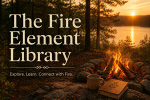 A campfire representing the library of all Fire Element Topics
