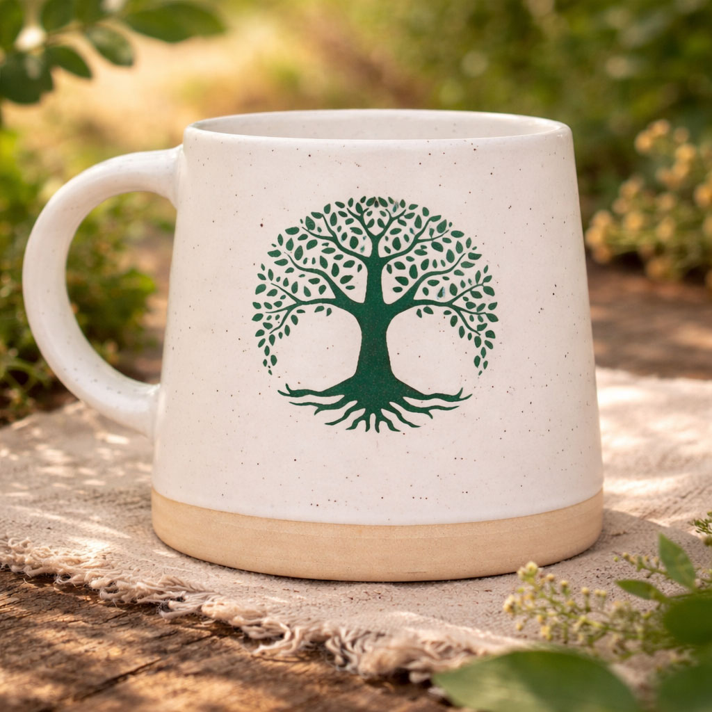Tree Coffee Mug to help slow down and rewild your life
