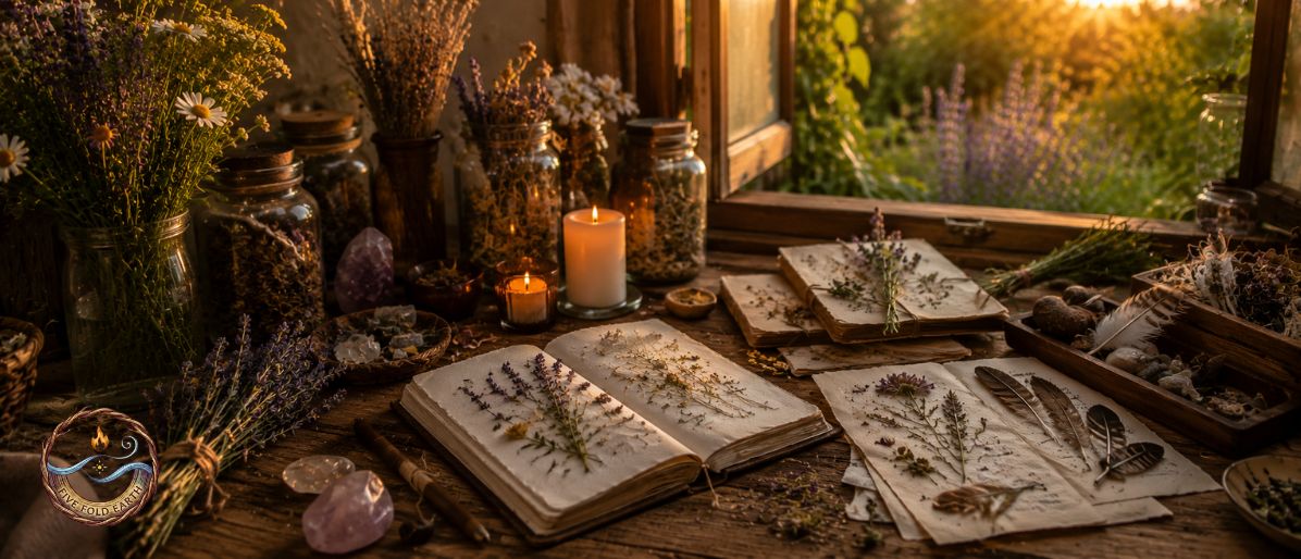 Mindful Summer Solstice Herbal Crafting