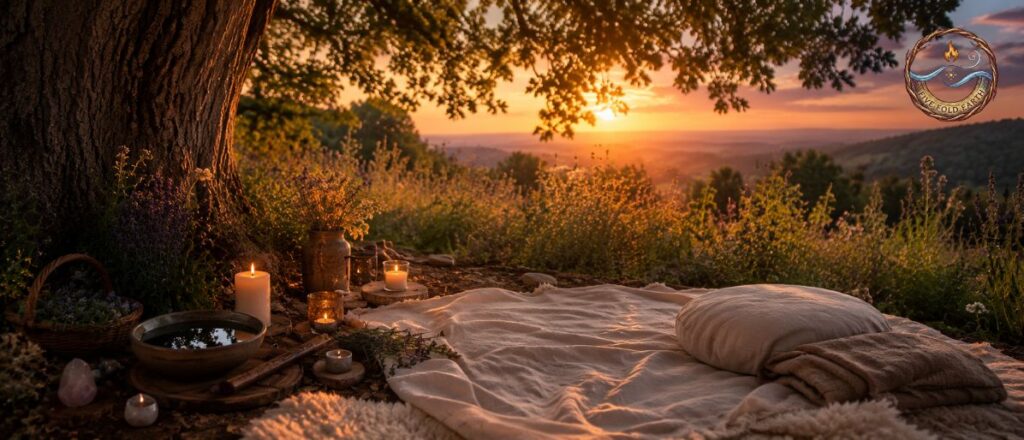 Mindful Summer Solstice Litha Sunset Meditation