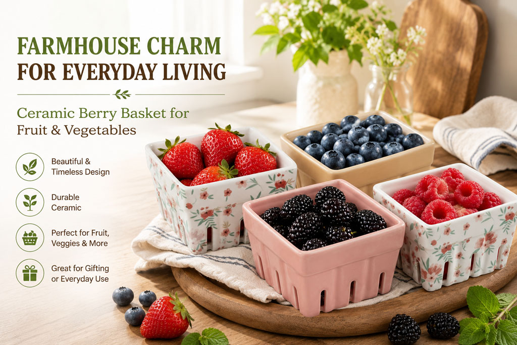 4 pack of berry baskets