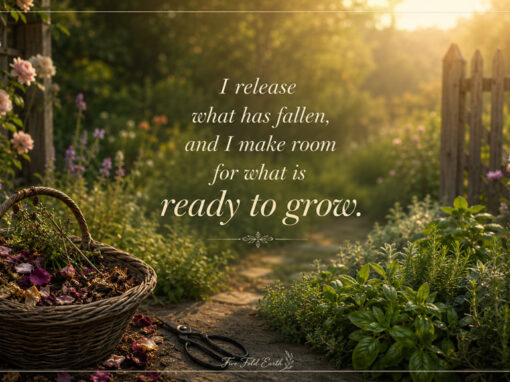 Making Room for What Is Ready to Grow Making Room for What Is Ready to Grow