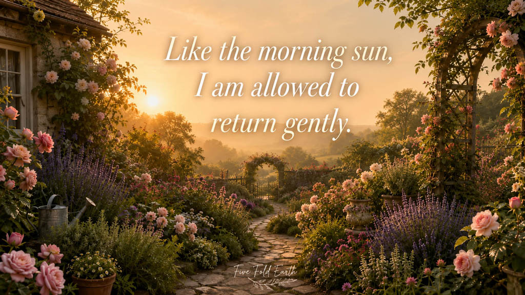 Like the Morning Sun, I Return Gently