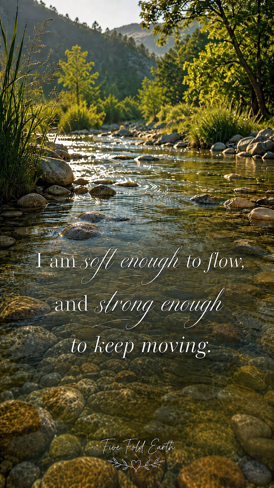 Soft enough to flow strong enough to keep moving mobile