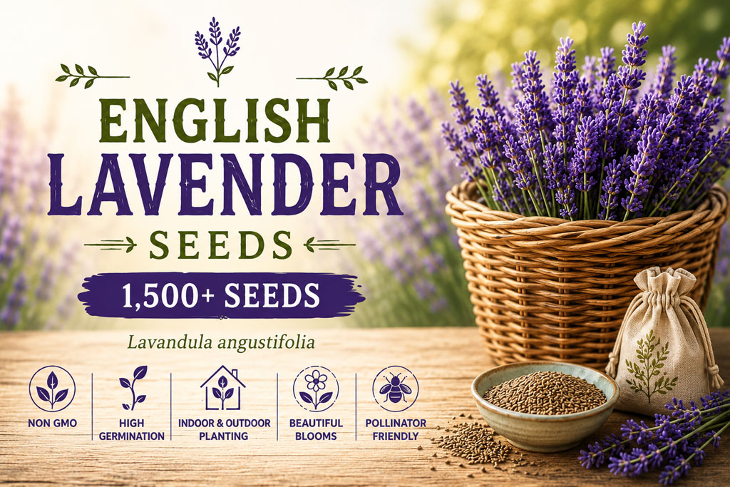 Lavender seeds for growing tea tintures and dried flowers