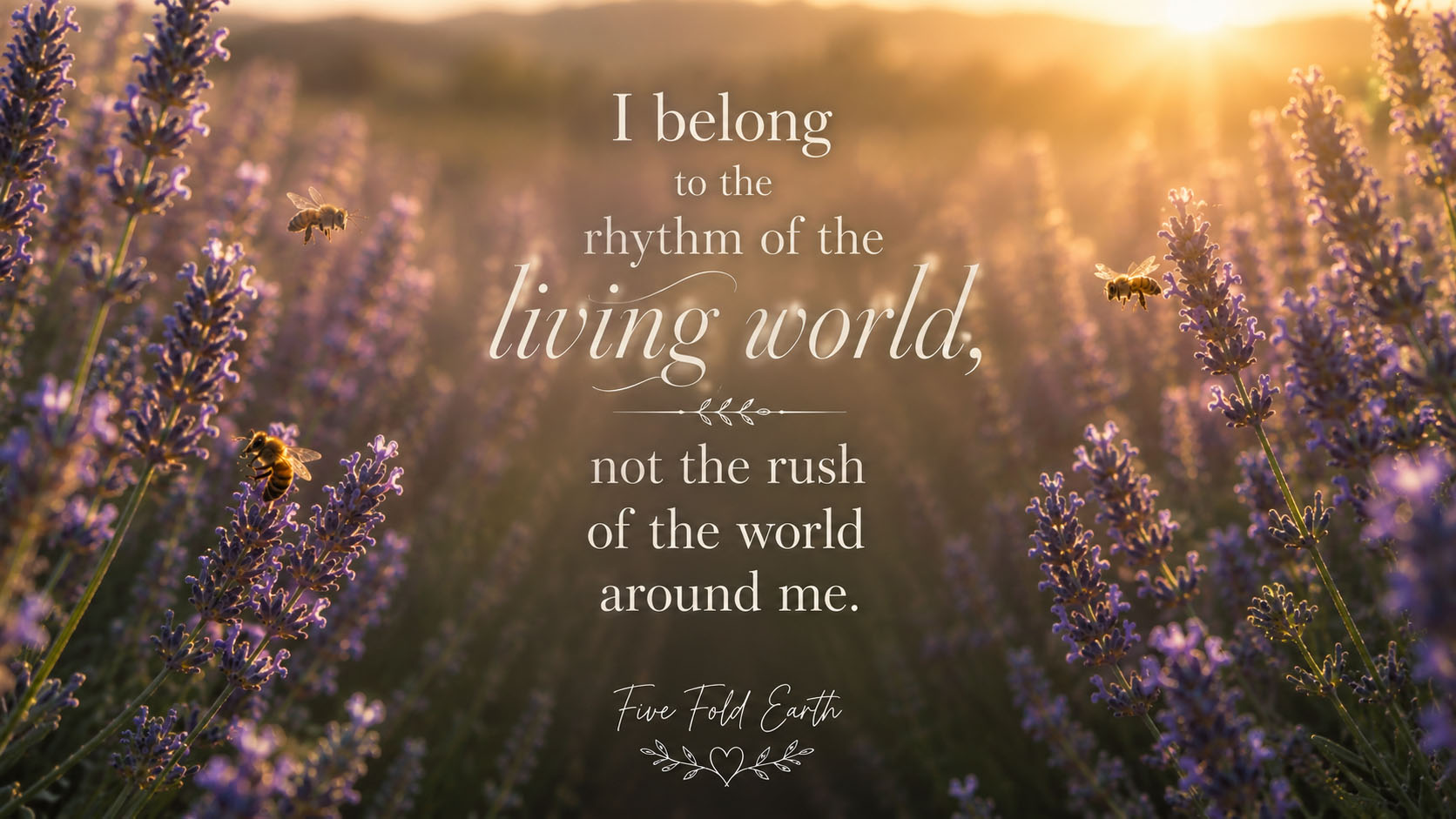 I belong to the rhythm of the living world nature affirmation wallpaper lockscreen