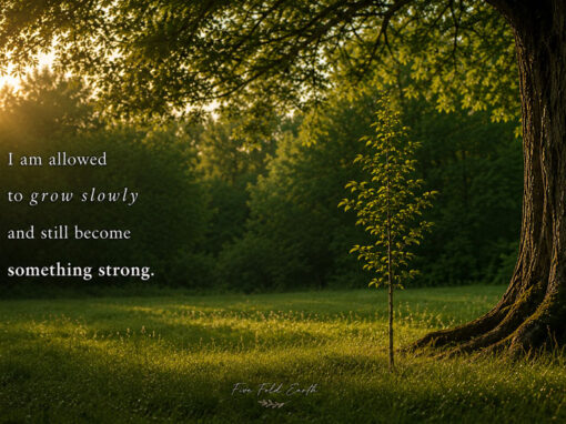 I Am Allowed to Grow Slowly and Still Become Something Strong I Am Allowed to Grow Slowly and Still Become Something Strong