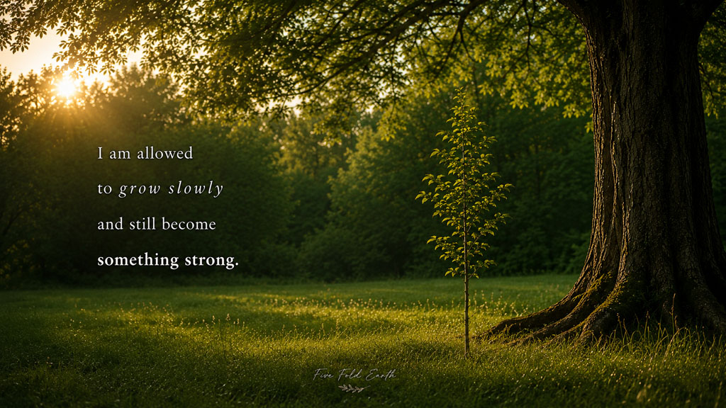 Im allowed to grow slowly - Wallpaper