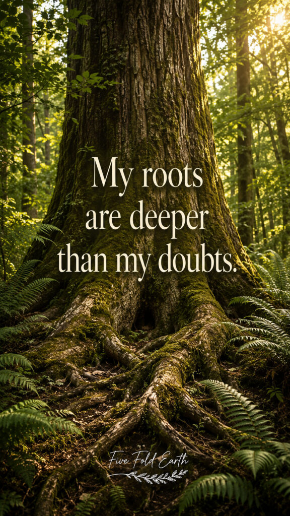 My Roots are Deeper than my Doubts - Wallpaper