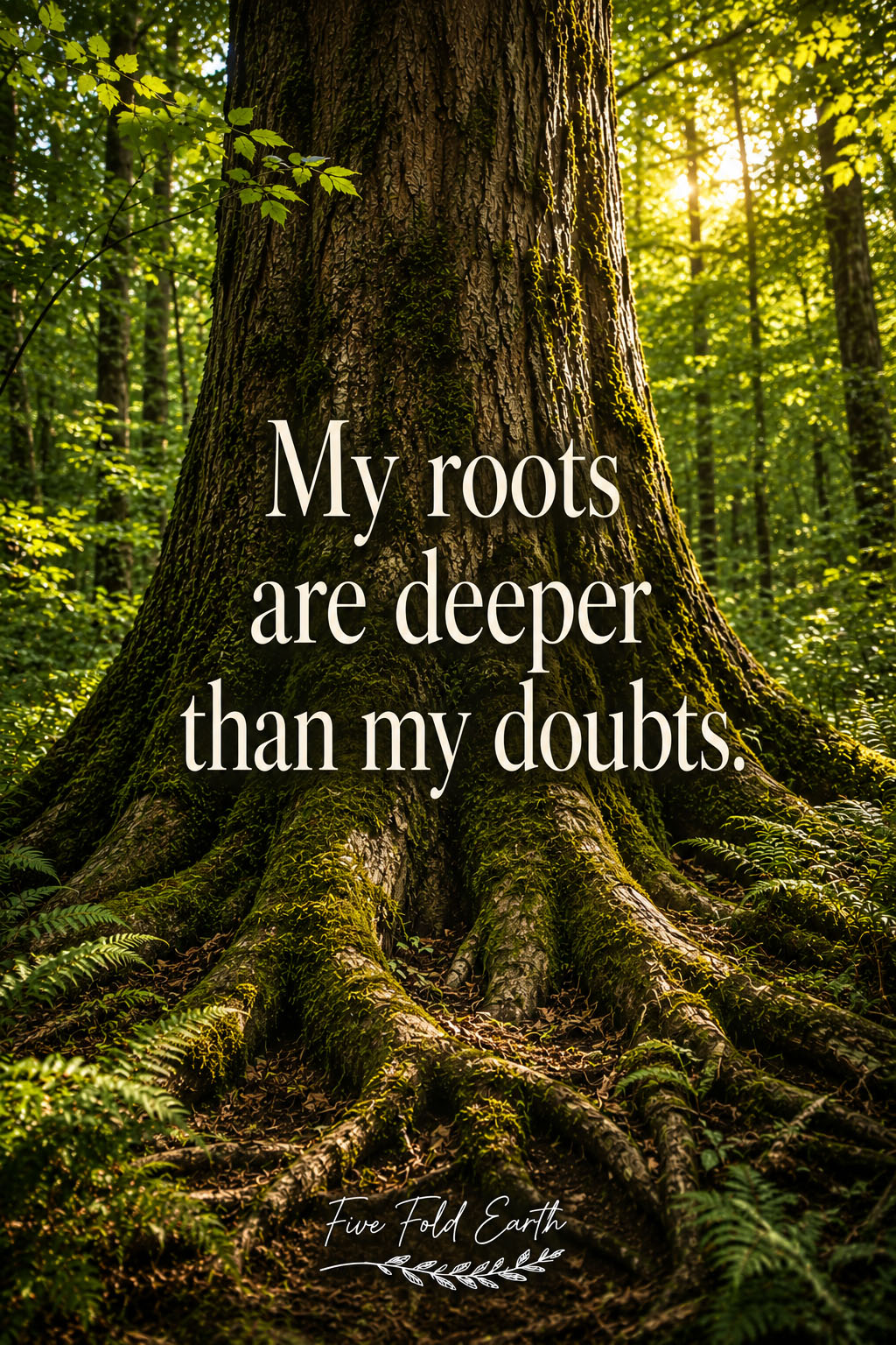 My Roots are Deeper than my Doubts - Wallpaper