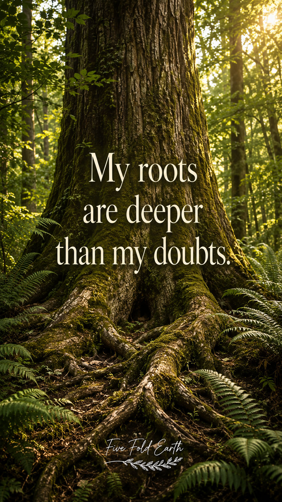 My Roots are Deeper than my Doubts - Wallpaper