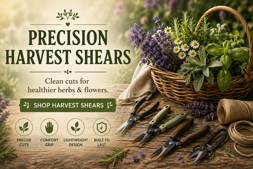 Harvesting scissors