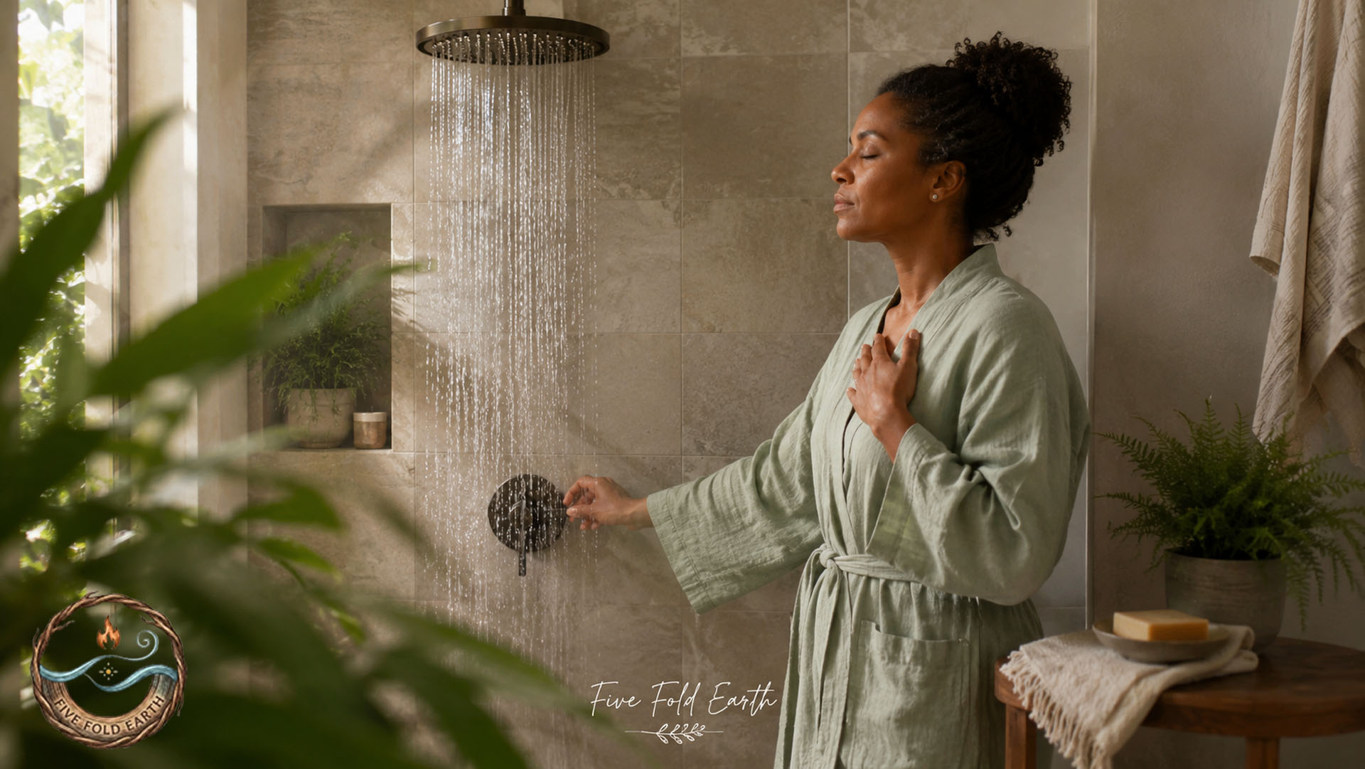 Spiritual shower daily ritual