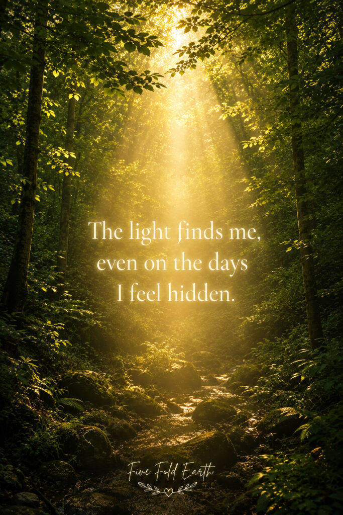 The light finds me - pin